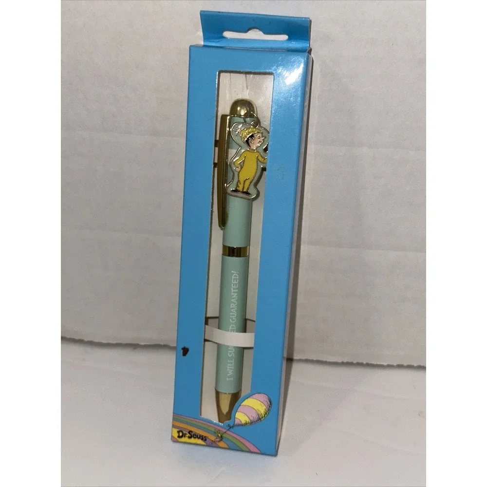 Dr Seuss Oh The Places Youll Go Great Places Charm Pen Blue Gold Black Ink NEW